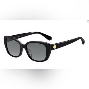 Kate Spade Sunglasses NEW Kenzie/G/S Polarized Color 807WJ Black Size 53 Square